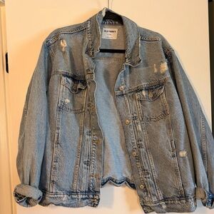 Distressed denim jacks